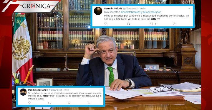Tunden en redes a AMLO por usar su Jetta blanco para ir al aeropuerto