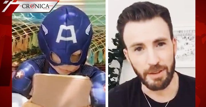 Chris Evans felicita a niño que defendió a su hermana de mordidas de perro