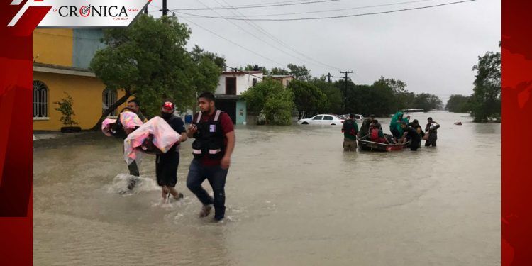 Reportan 3 menores desaparecidos tras paso de huracán Hanna en Reynosa