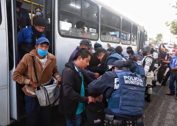 SSC Puebla y Guardia Nacional realizan operativo Pasajero Seguro