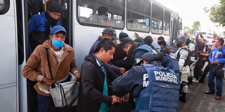 SSC Puebla y Guardia Nacional realizan operativo Pasajero Seguro