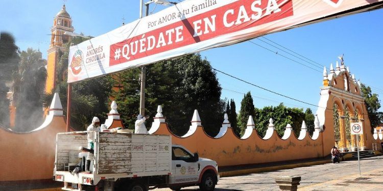 San Andrés Cholula refuerza acciones de sanitización y desinfección