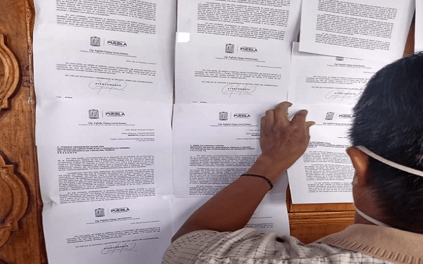 Cabildo de Tehuacán recibe notificación del proceso de disolución del ayuntamiento