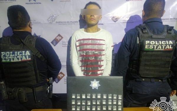 Cae presunto narcomenudista en Tepexi de Rodríguez