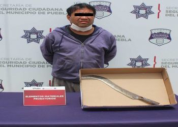 Seguridad Ciudadana detiene a sujeto que macheteó a un perro en Puebla
