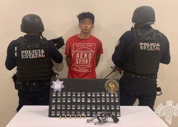 Policía Estatal detiene a integrante de la banda de «Los Zúñiga» en Cañada Morelos, Puebla