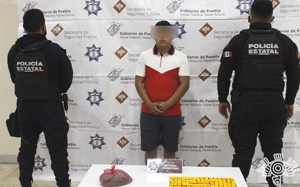 SSP Puebla captura a vendedor de droga y sicario de «El Croquis»