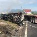 Tráiler impacta a un automóvil en la Izúcar de Matamoros-Morelos; hay 5 muertos 