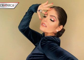 Ana Bárbara realza su figura con candente movimiento en el gimnasio