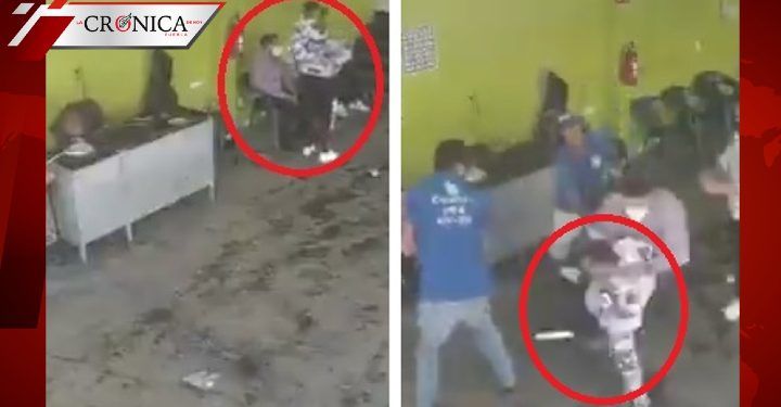 Ladrón recibe paliza en puesto de quesadillas del Estado de México (VIDEO)