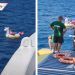 Pasajeros de ferri rescatan a niña que se encontraba en flotador en mar abierto