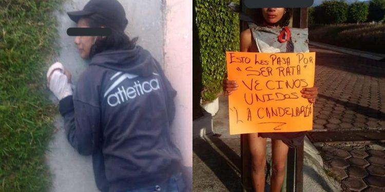 Detienen y exhiben a dos presuntos ladrones de viviendas en Atlixco