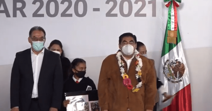 En Puebla, la educación es prioridad; Barbosa pone en marcha el ciclo escolar 2020-2021