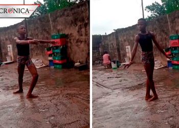 Anthony, el niño de 11 años de Nigeria que ganó beca por bailar en la lluvia