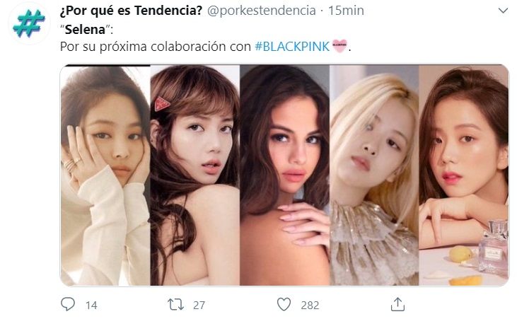 Selena Gomez y Blackpink trabajan en una nueva canción