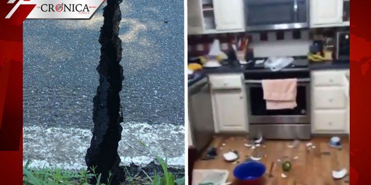Los estremecedores videos que dejó el sismo de 5.1 en Carolina del Norte