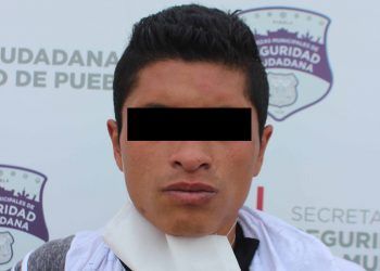 Asaltante de transeúntes es capturado en el centro de Puebla