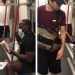 Luchador abre sus piernas para evitar que pasajero sin cubrebocas se sentara cerca