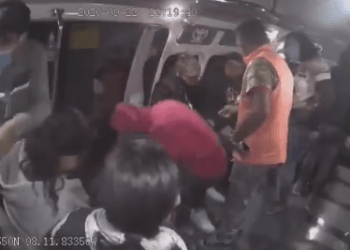 Capta cámara de videovigilancia robo en la ruta 64-A