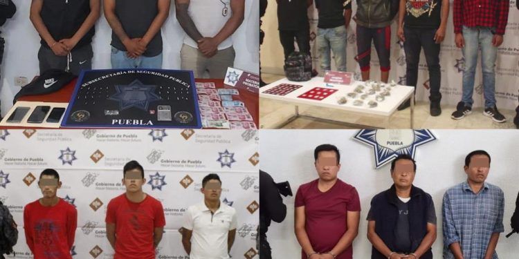 SSP Puebla desarticula a 111 bandas delictivas en el periodo marzo-agosto