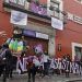 Mujeres toman simbólicamente las instalaciones de la CDH Puebla en apoyo a víctimas de violencia