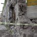Cae barda de casona abandonada en el barrio de San Miguelito, Puebla