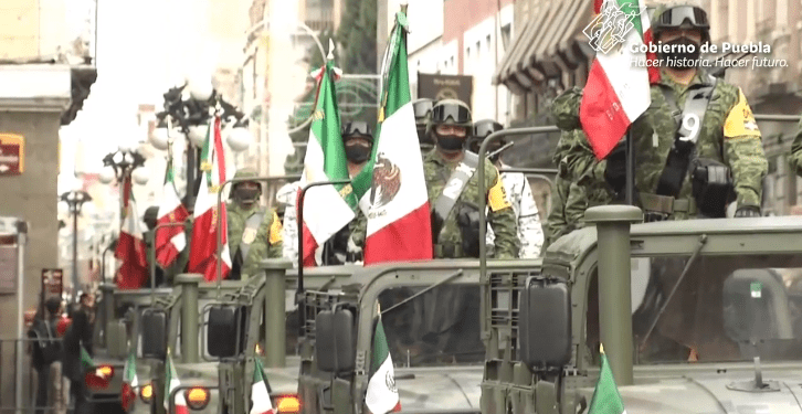Así fue la parada militar y ceremonia por el CCX aniversario de la Independencia en Puebla