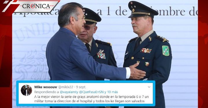 Redes critican entrada del militar Pedro Lohmann a la administración del Issste
