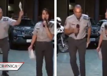 Policía de Brasil muestra sus mejores pasos de baile para recaudar fondos