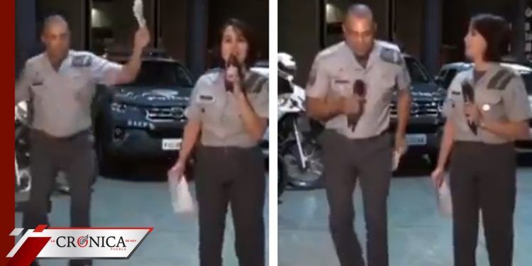 Policía de Brasil muestra sus mejores pasos de baile para recaudar fondos
