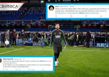 Usuarios de Twitter felicitan a Lionel Messi por quedarse en el Barcelona