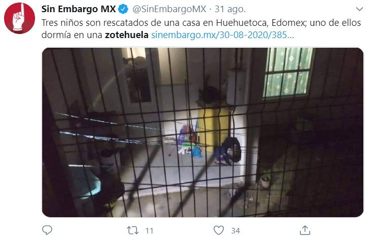 Policías de Edomex rescatan a niño que dormía en zotehuela