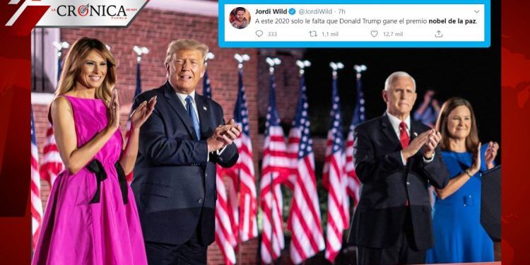 Tunden en redes a Donald Trump por nominación al Nobel de la Paz