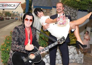 Amor en Las Vegas: las fotos de la boda de Lily Allen y David Harbour