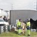 Tráiler queda volcado en el Arco Norte, a la altura de San Martín Texmelucan