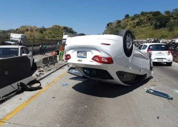 “El Mijis” sufre un accidente en la carretera San Luis–Querétaro