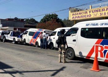 Retienen seis unidades de transporte pirata en Coronango