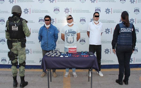 Narcomenudistas de «El Croquis» son asegurados en Puebla