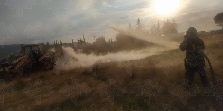 Se registra fuga de gas en toma clandestina; evacúan a 65 familias de Amozoc