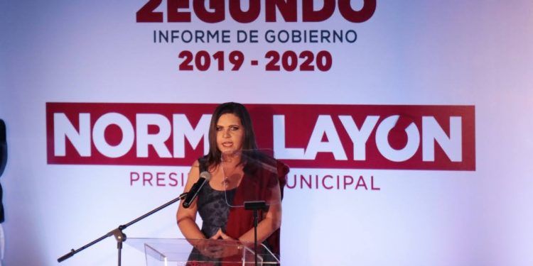 Resalta Norma Layón logros en seguridad y atención a la pandemia en 2do informe