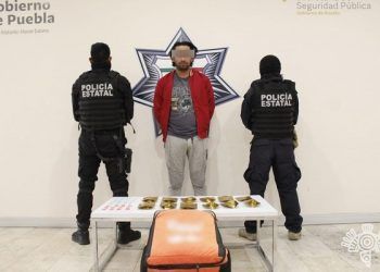 Repartidor de comida y drogas es asegurado en Cuautlancingo