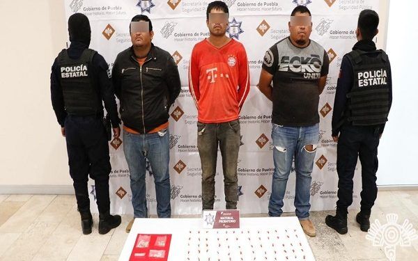 Banda de asaltantes y saqueadores son detenidos en Tlapanalá, Puebla