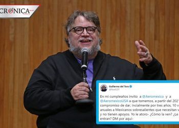 Guillermo del Toro invita a Aeroméxico a apoyar al talento en el país por 3 años