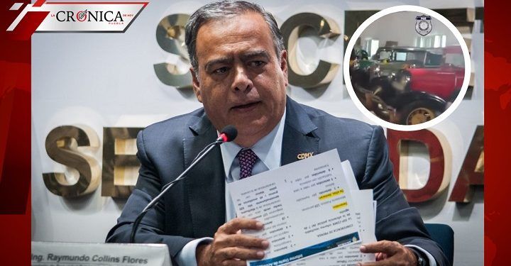 FGJ asegura 41 autos de lujo y una lancha en cateo a garaje de Raymundo Collins