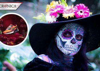 Redes felicitan a Nike por su nueva colección inspirada en el Día de Muertos