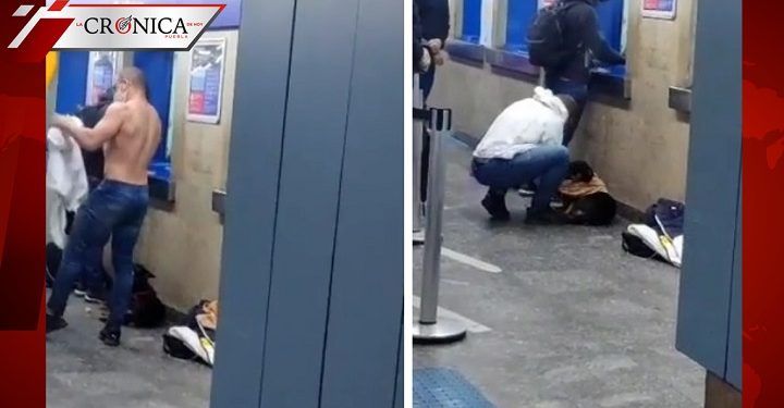 Captan a hombre quitándose la playera para proteger a perrito del frío en Brasil