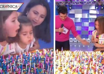 Niña que sopló las velitas del pastel reaparece en concurso de televisión (VIDEO)