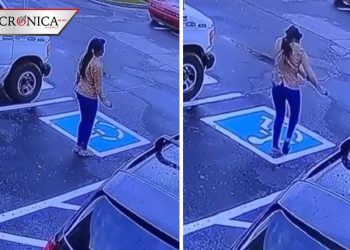 Captan a mujer bailando en la calle porque consiguió nuevo trabajo (VIDEO)