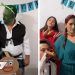 Familia realiza fiesta de cumpleaños con temática de la película Shrek