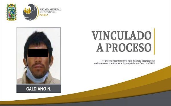 FGE Puebla vincula a proceso a hombre que violó a menor discapacitado